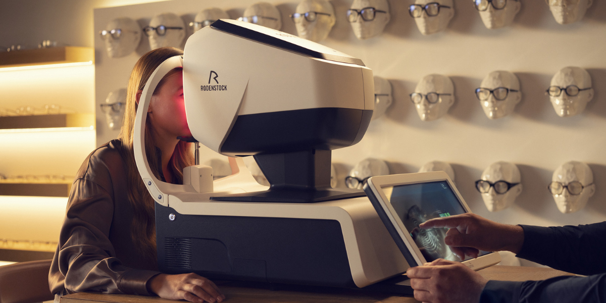Biometrické vyšetření zraku pomocí DNEyeScanneru od společnosti Rodenstock
